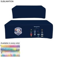 Outdoor Use Sublimated Box Style Fitted Tablecloth