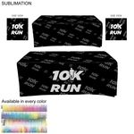 Outdoor Use Sublimated Box Style Fitted Tablecloth