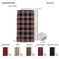 Stock Plaid Design Plush and Cozy Mink flannel Fleece blanket, 30"x60",......