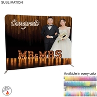 Wedding Photo 8'W x 8'H EuroFit Straight Wall Display Kit, with... from ASI...
