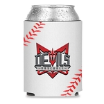 Collapsible Premium Foam Baseball Can Cooler - Full Color