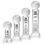 Basketball VividPrint™ Award on Stowe - Clear