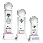 Baseball VividPrint™ Award on Belcroft - Clear