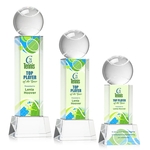 Tennis Ball VividPrint™ Award on Belcroft - Clear
