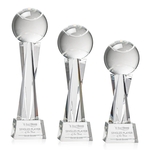 Tennis Ball Award on Grafton Base - Clear