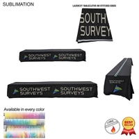 16' LazerCut, 4-Sided Sublimated Tablecloth