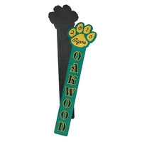 Our Bone Shaped Woven Bookmark, made in the USA, is customizable... from ASI...