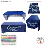 6' LazerCut 3-Sided Premium Sublimated Tablecloth