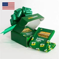 One, two, or three pair boxes with socks and fully printed... from ASI 88072...