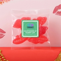 1.3 oz taster pack of sweet-and-sour gummy lips... from ASI 61966 HPG /...