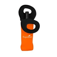3.5" x 14.75" neoprene wine bottle cooler with integrated handle....