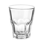 Hexagon Base Clear Shot Glass, 1.5 oz.