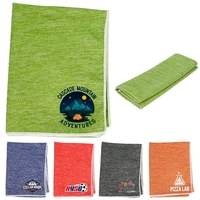 32" x 12" Heather Quick Dry Towel