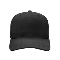 6 Panel Structured Mid Crown Delta Fabric with Moisture Wick Sweatband......