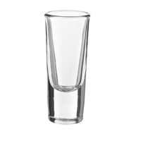 Heavy bottom shot glass, 1.5 oz. plus 1 color silkscreen imprint... from ASI...