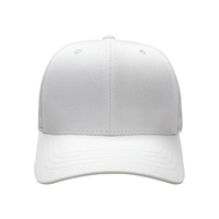 6 Panel Structured, Mid Crown, Cotton Twill Cap with Plastic Snap... from ASI...