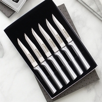 Six Serrated Steak Knives Gift Set