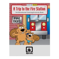 A Trip to the Fire Station Coloring Book