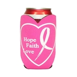 Premium Collapsible Foam Heart Shaped Can Insulator