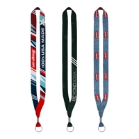 16" x 3/4" dye sublimated lanyard with zinc crimp and split-ring.... from ASI...