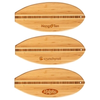 15.75" x 6" x .625" surfboard shaped carving board with hanging... from ASI...