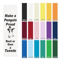 Premium grade custom ribbon with pinked edges, 1 5/8" x 6".... from ASI 93520...