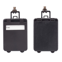 Suitcase shaped luggage tag plus 1 color silkscreen imprint on 1... from ASI...