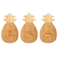 7.875" x 13.75" x .625" pineapple shaped cutting board made of... from ASI...