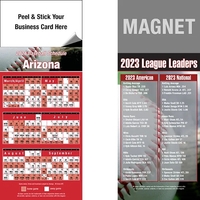 Peel and stick full color pro baseball schedule magnets.... from ASI 46719...