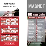 Peel and Stick Pro Baseball Schedule Magnet