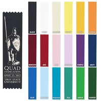 Premium grade custom ribbon with pinked edges, 2" x 8".... from ASI 93520...