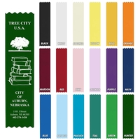 Premium grade custom ribbon with pinked edges, 2 1/2" x 10".... from ASI...