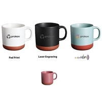 13oz Phoenix Ceramic Speckles Mug with Unglazed Bottom