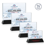 Walkerton VividPrint™ Award - Starfire/Black (Horiz)