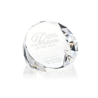 Clear optical crystal paperweight.... from ASI 84592 St Regis Group / St Regis