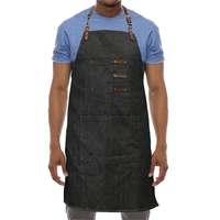 artisan craft apron, heavy 12.6 oz. 100% cotton denim apron.... from ASI...