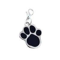 Paw Shaped Zinc Pet Tag