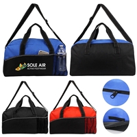 19.5" x 10.5" x 9" duffel bag with zip closure, front... from ASI 37980 Bagworld