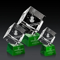 The 3D Burrill Award on Base is a perfectly polished cube... from ASI 84592...