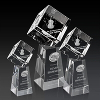 The 3D Burrill Award on Base is a perfectly polished cube... from ASI 84592...