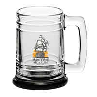 15 oz. Anchor Glass Beer Mugs (Engraved Imprint)