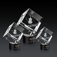 The 3D Burrill Award on Base is a perfectly polished cube... from ASI 84592...