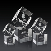 The 3D Burrill Award on Base is a perfectly polished cube... from ASI 84592...