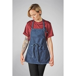 Kitch Style Stonewash Denim Bib Apron