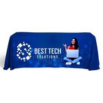 4' Flat Dye Sub Front Panel Imprint Table Cover