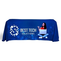 8' Economy Dye Sublimation Front Panel Imprint Table Cover