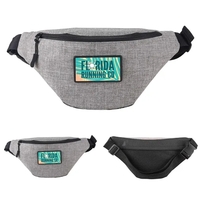 Heathered Insulated Fanny Pack w/ Adjustable Waist Strap - Full Color... from...