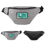 Heathered Insulated Fanny Pack w/ Adjustable Waist Strap