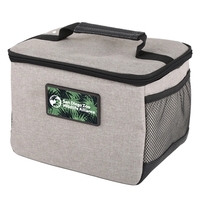 6 Pack Insulated Cooler Bag / Lunch Tote with Mesh Side Pock