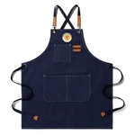 Kitch Style Washed Canvas Apron - Colors